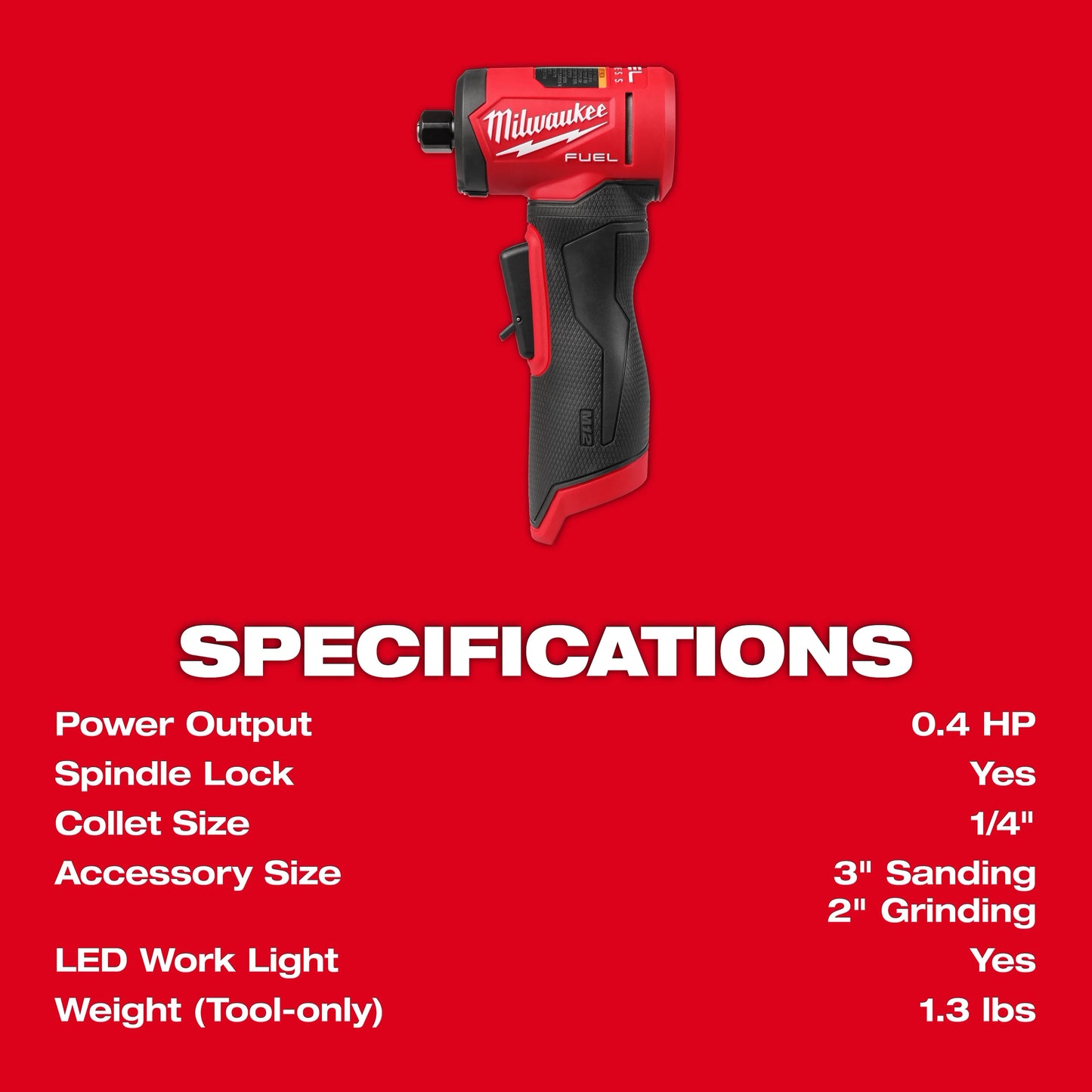 M12 FUEL™ 14 Right Angle Die Grinder